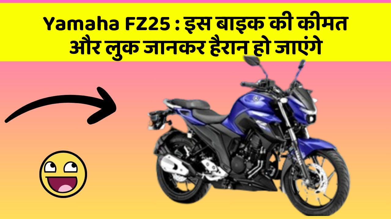 Yamaha FZ25: इस बाइक की कीमत और लुक जानकर हैरान हो जाएंगे